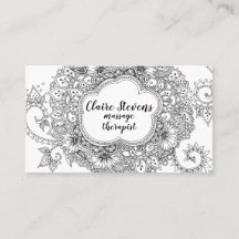 Mandala-Visitenkarte