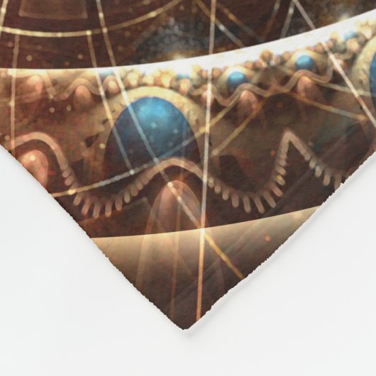 Mandala vom Herzen Fleece-der Decke der (Ecke)