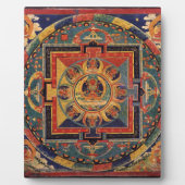 Mandala von Amitayus. Tibetische Schule des 19. Ja Fotoplatte (Vorderseite)