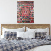 Mandala von Amoghapasa Leinwanddruck (Insitu (Schlafzimmer))