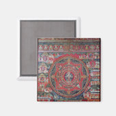 Mandala von Amoghapasa Magnet (Vorderseite/Rückseite)