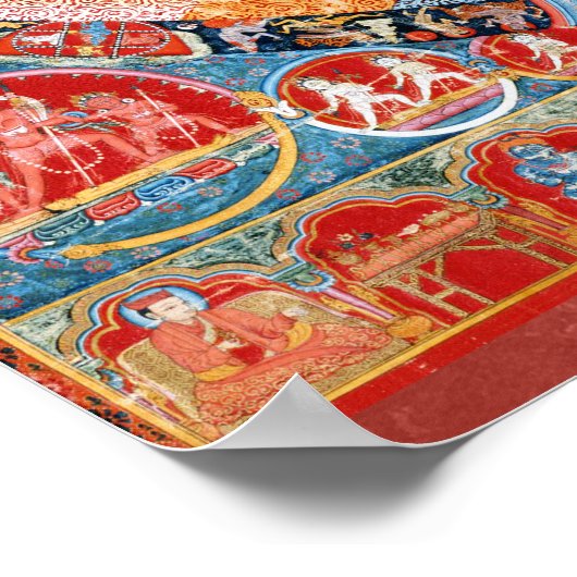 Mandala von Jnanadakini Poster (Ecke)