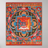 Mandala von Jnanadakini Poster (Vorne)