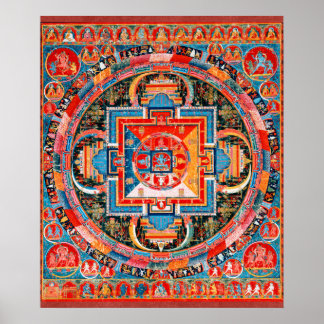 Mandala von Jnanadakini Poster