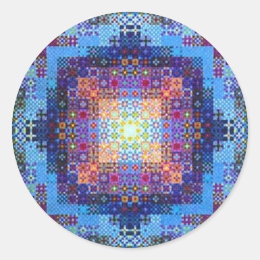 Mandala von Joy and Happiness Sticker (Vorderseite)