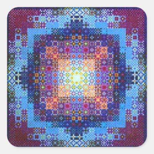 Mandala von Joy and Happiness Sticker (Vorderseite)