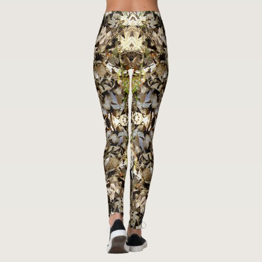 Mandala von Mutter Erde... Leggings (Rückseite)
