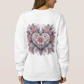 🌹 💘 Mandala von 🌷 ❤️ Sweatshirt (Rückseite)