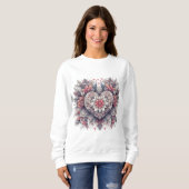 🌹 💘 Mandala von 🌷 ❤️ Sweatshirt (Vorne ganz)