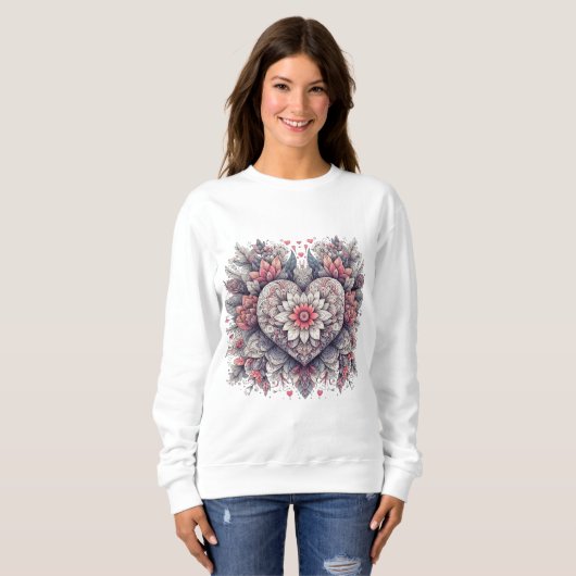 🌹 💘 Mandala von 🌷 ❤️ Sweatshirt (Vorne ganz)