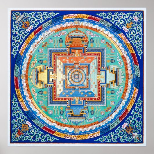 Mandala von Vairocana Poster (Vorne)