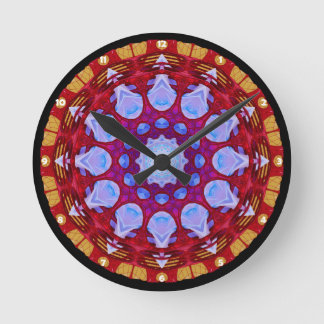 Mandala Wall Clock Runde Wanduhr