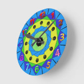 Mandala Wallclock Runde Wanduhr (Winkel)