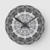 Mandala Wallclock Runde Wanduhr (Vorderseite)