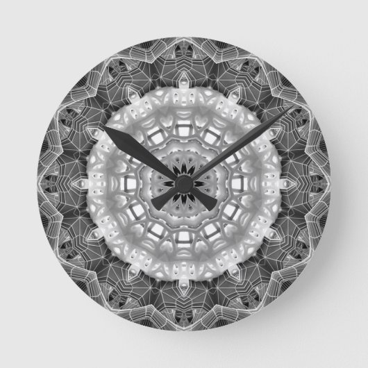 Mandala Wallclock Runde Wanduhr (Vorderseite)