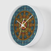 Mandala Wallclock Uhr (Winkel)