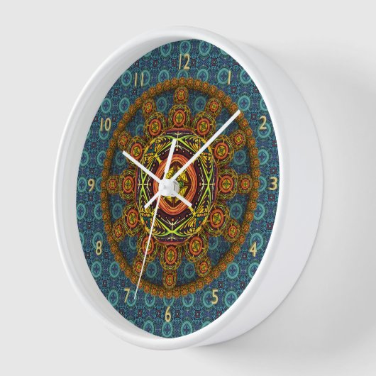 Mandala Wallclock Uhr (Winkel)