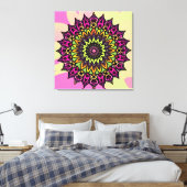Mandala-Wandkunst Leinwanddruck (Insitu (Schlafzimmer))
