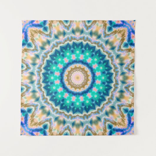 Mandala Wandteppich (Vorderseite (Horizontal))