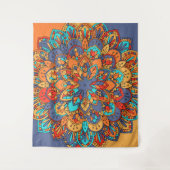 Mandala Wandteppich (Vorderseite)