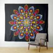 Mandala Wandteppich (Beispiel (Horizontal))