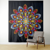 Mandala Wandteppich (Beispiel)