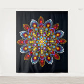 Mandala Wandteppich (Vorderseite)