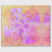 Mandala Warm Chalk Sketch Geschenkpapier (Flach)