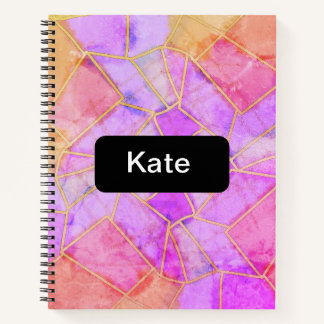 Mandala warm Chalk Sketch Notizblock