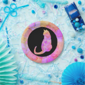 Mandala warm Chalk Sketch Pappteller (Party)