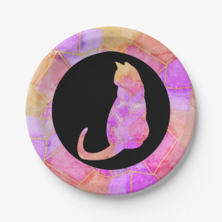 Mandala warm Chalk Sketch Pappteller