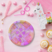 Mandala warme Kreide Skizze Pappteller (Party)