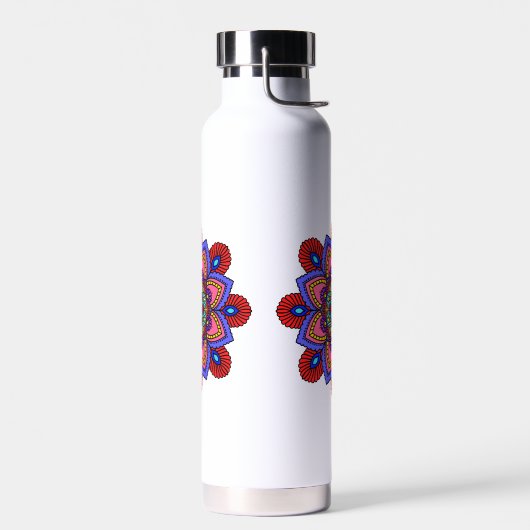Mandala-Wasserflasche Trinkflasche (Links)