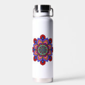 Mandala-Wasserflasche Trinkflasche (Rückseite)