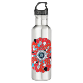 Mandala water bottle  edelstahlflasche