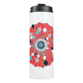 Mandala water bottle thermosbecher