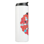 Mandala water bottle  thermosbecher (Nach links gedreht)