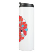 Mandala water bottle thermosbecher (Nach rechts gedreht)