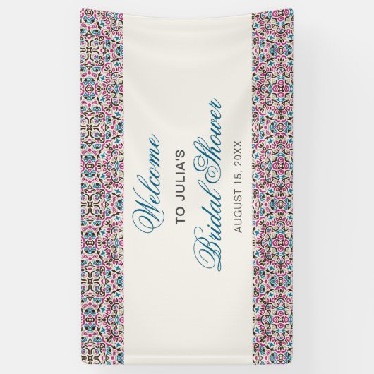 Mandala Wedding Banner (Vertikal)