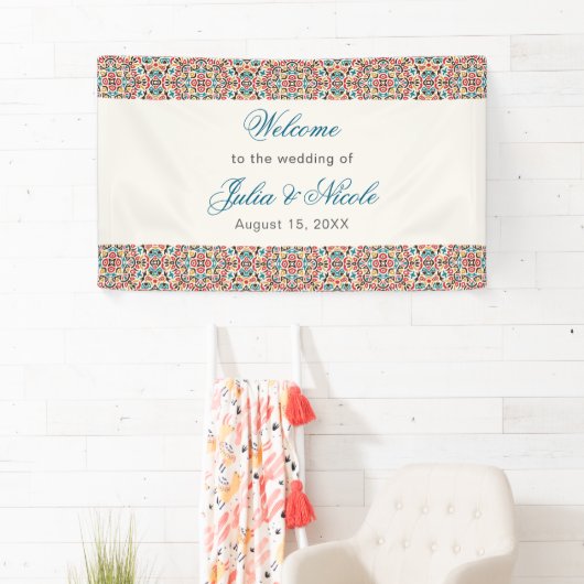 Mandala Wedding Banner (Insitu)