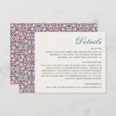 Mandala Wedding Begleitkarte (Vorne/Hinten)