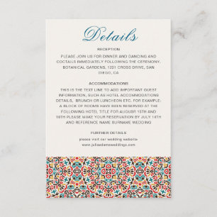 Mandala Wedding Begleitkarte