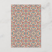 Mandala Wedding Begleitkarte (Rückseite)