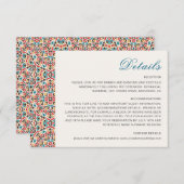 Mandala Wedding Begleitkarte (Vorne/Hinten)