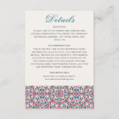 Mandala Wedding Begleitkarte (Vorderseite)