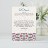 Mandala Wedding Begleitkarte (Stehend Vorderseite)