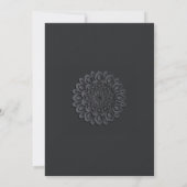 Mandala Wedding Einladung (Rückseite)