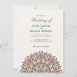 Mandala Wedding Einladung