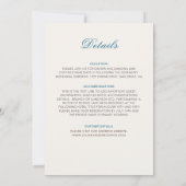 Mandala Wedding Einladung (Rückseite)