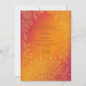 Mandala Wedding Einladung (Vorderseite)